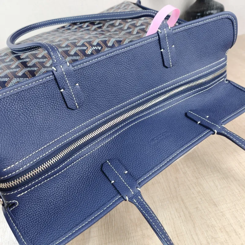 GOYARD Top Handle Bag hardy y tote Blue PVC Small 40 × 17 × 31 cm — detail view 2 of 15
