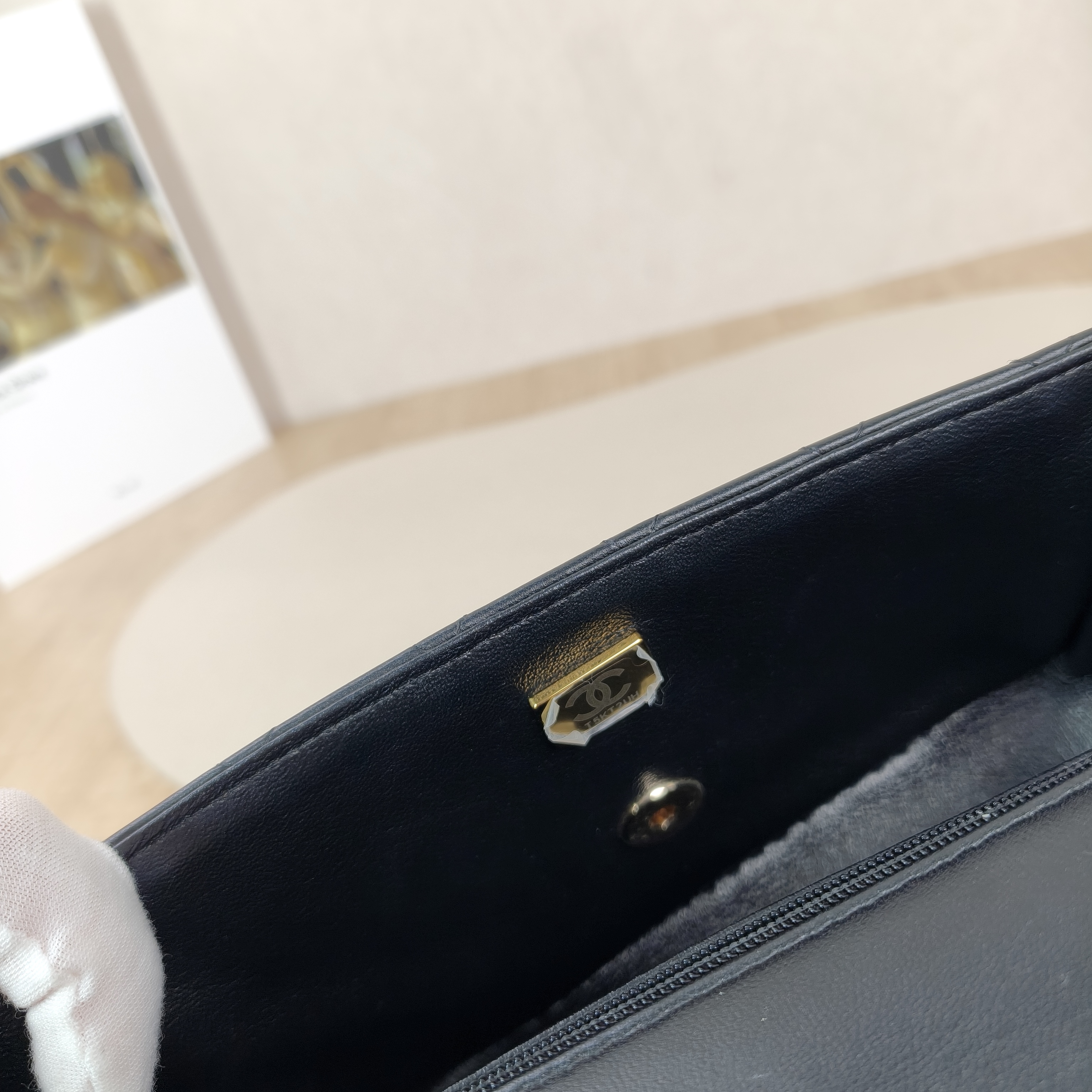 CHANEL Bag 22sclassic flag large mini cf mini mini20*6*12 detail 7
