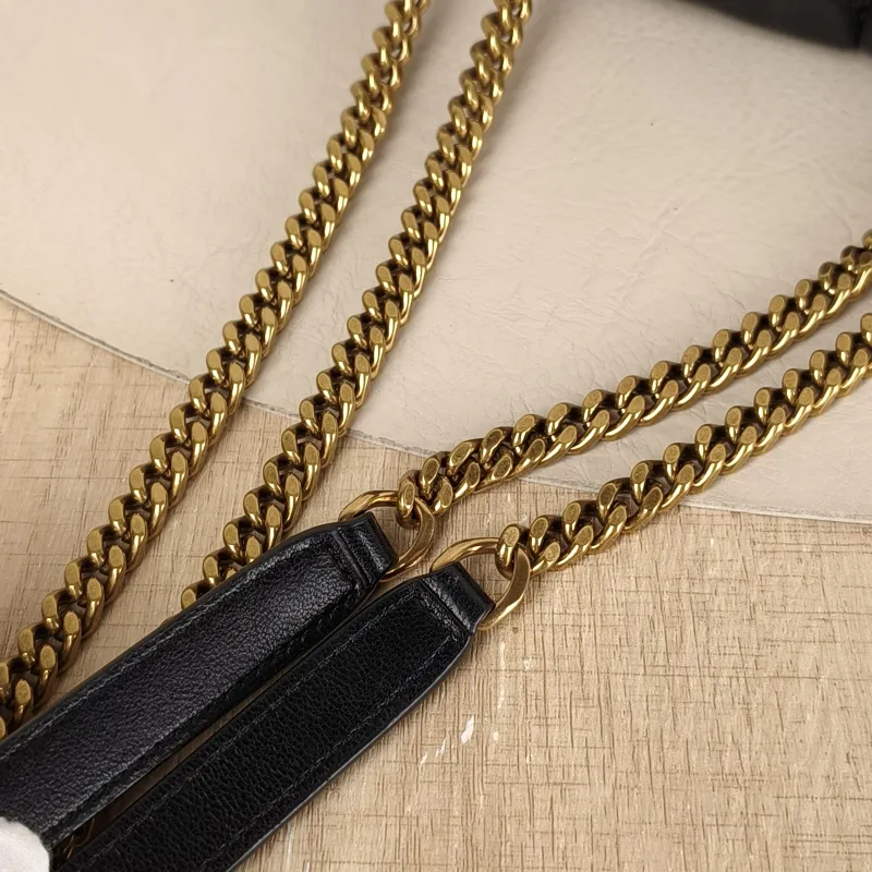 SAINT LAURENT Crossbody Bag LOULOU PUFFER Mini 23 × 8.5 × 15.5 cm — detail view 5 of 10