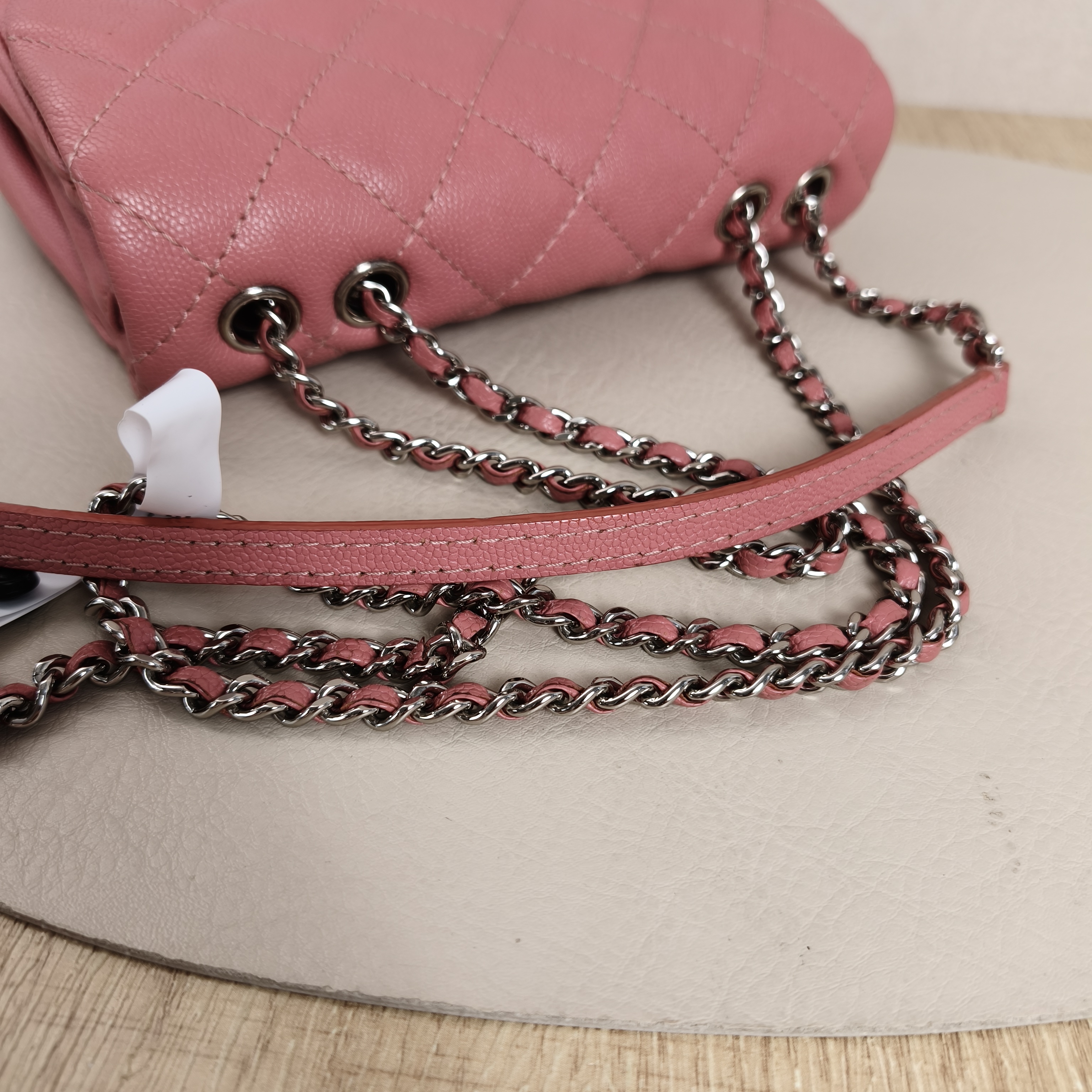 Chanel Crossbody Bagcf Collection Crossbody Bag Pink Grained Calfskin One Size20 × 6 × 16 cm — cover view 3 of 10