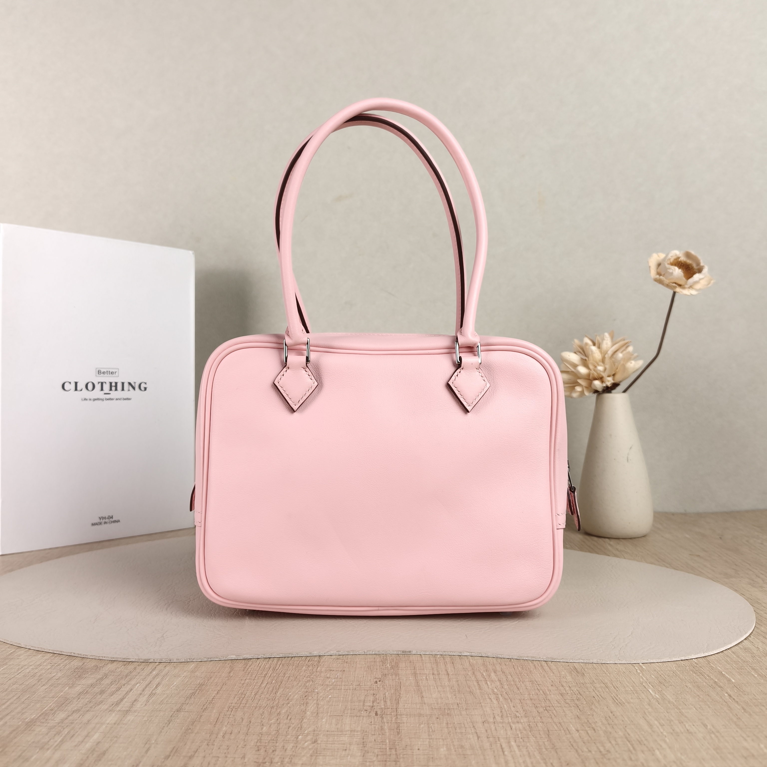 Hermès Top Handle Bag Plume 21 Swift Calfskinmini21 × 8 × 15 cm — cover view 3 of 5