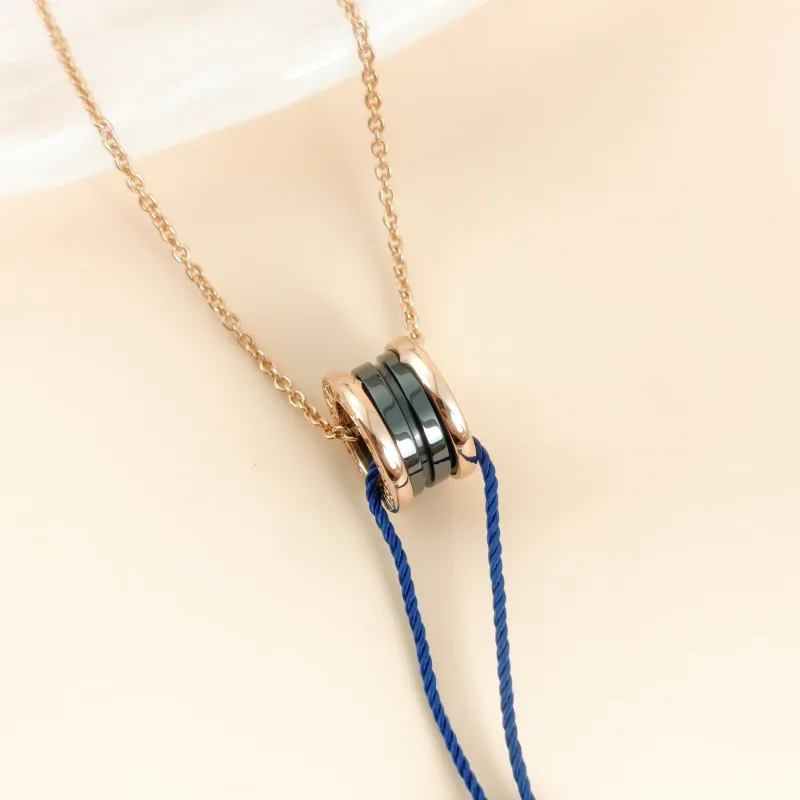 Bvlgari Necklace B.ZERO1Collection Black Rose Gold 18KR ose Gold One Size46cm โ cover view 8 of 8