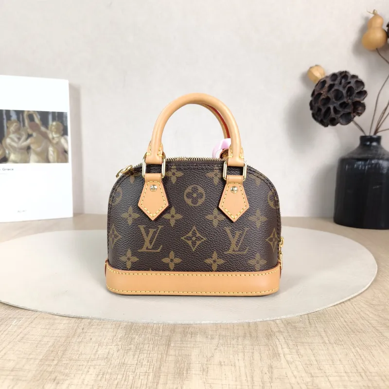 Louis Vuitton Crossbody Bag Alma Nano Monogram PVC nano 18 × 8 × 12 cm