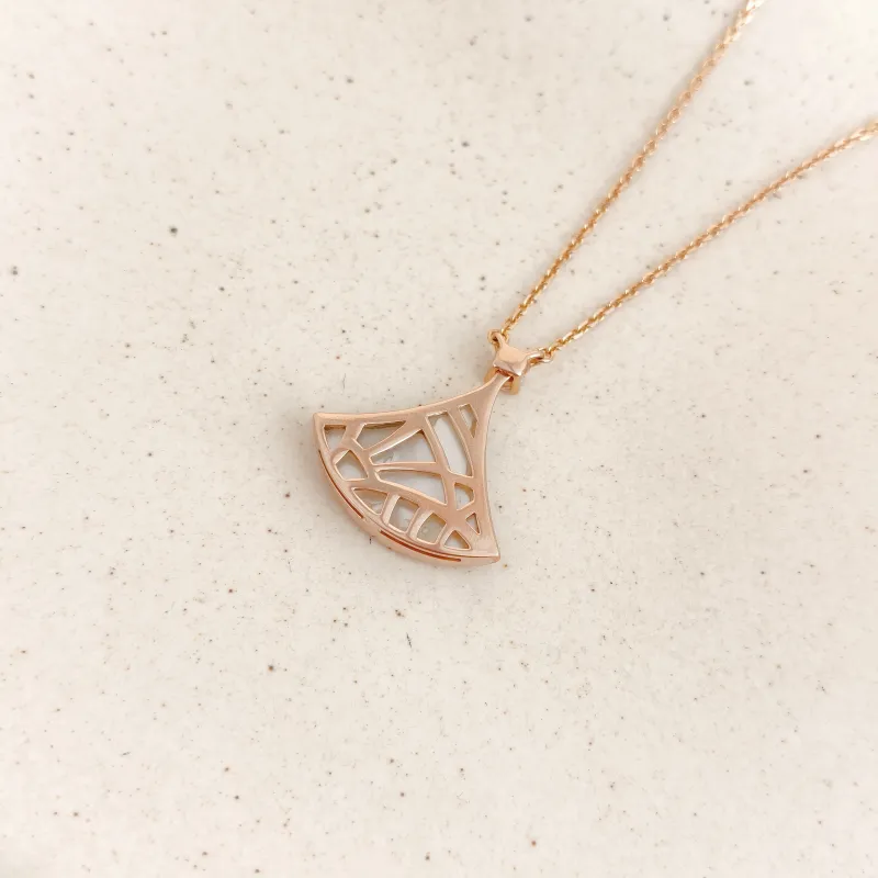 Bvlgari Necklace DIVAS’ DREAM Collection Pearl White Mother-of-Pearl Diamond18KR ose Gold Medium44cm — cover view 7 of 8