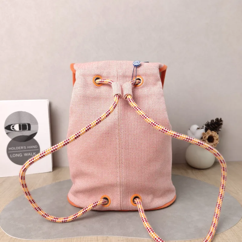 Hermès Backpack Backpack Canvas One Size 24 × 16 × 30 cm — cover view 5 of 5