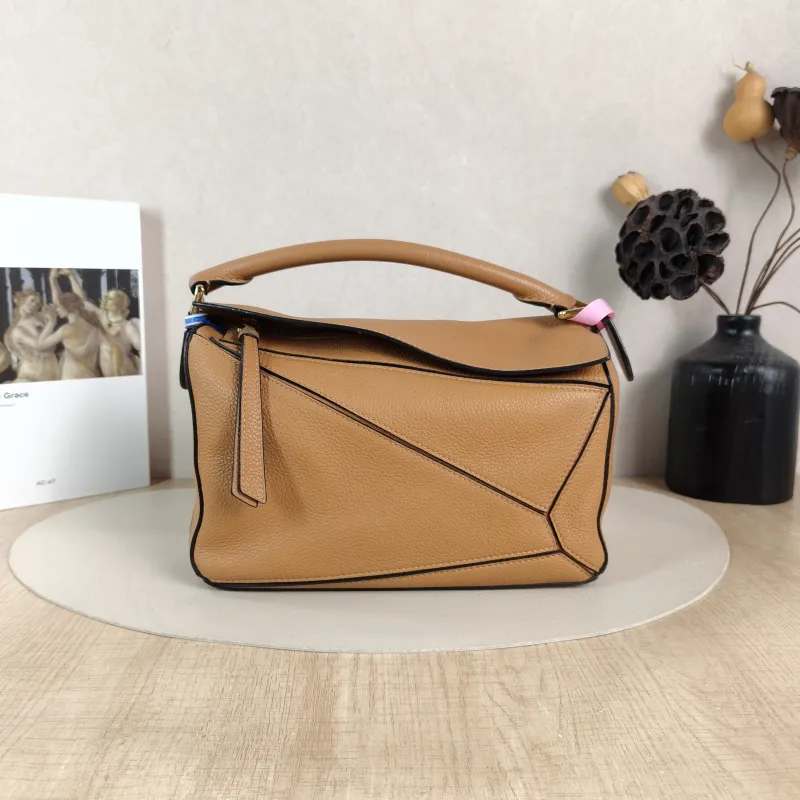 LOEWE Crossbody Bag Puzzle Caramel CC alfskin Small 24 × 10.5 × 16.5 cm