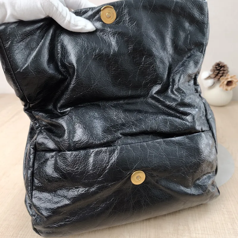 BALENCIAGA Shoulder Bag MONACO Chain Bag Black Calfskin Small28 × 10 × 18 cm — detail view 6 of 13