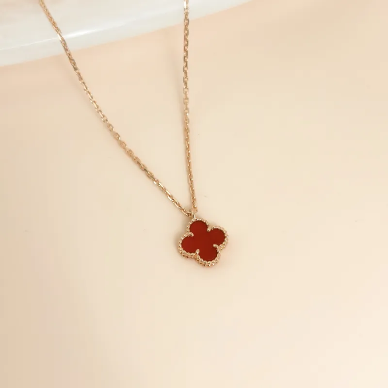Van Cleef & Arpels Necklace Alhambra 18KR ose Gold Sweet Mini40cm — cover view 2 of 9