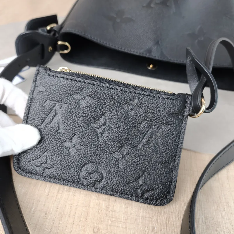 Louis Vuitton Top Handle Bag ALL IN BB Black Empreinte Embossed Calfskin BB 16 × 12 × 18 cm — detail view 5 of 10