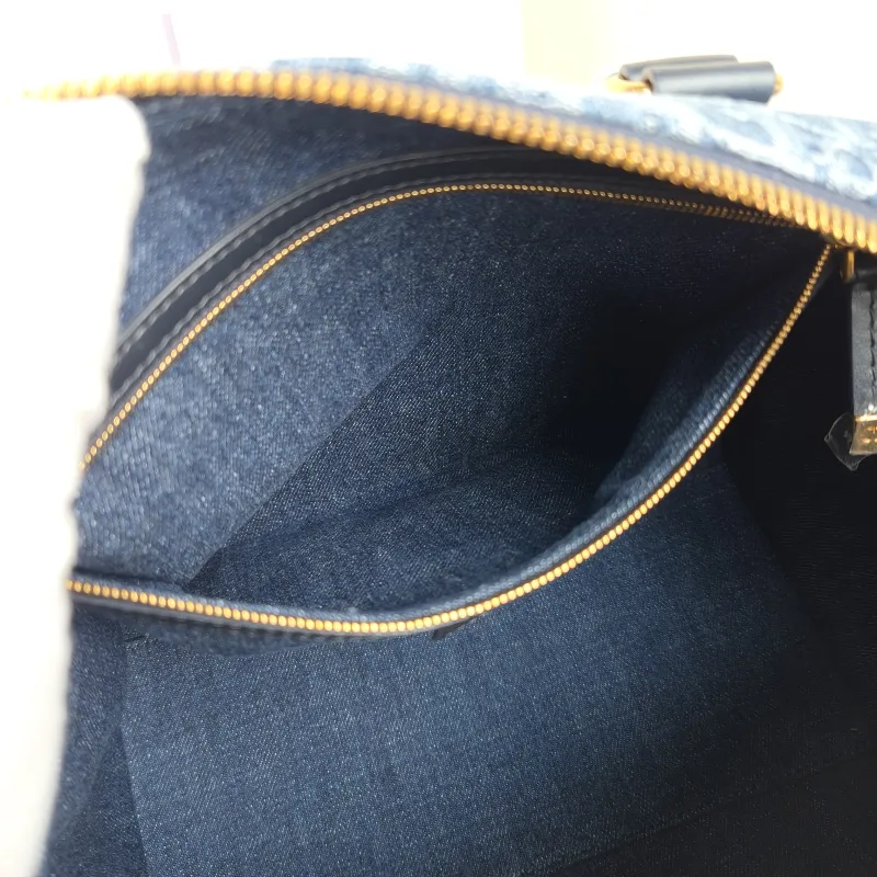 DIOR Top Handle Bag Groove 25 Top Handle Bag Blue Medium 25 × 16 × 19 cm — detail view 11 of 12