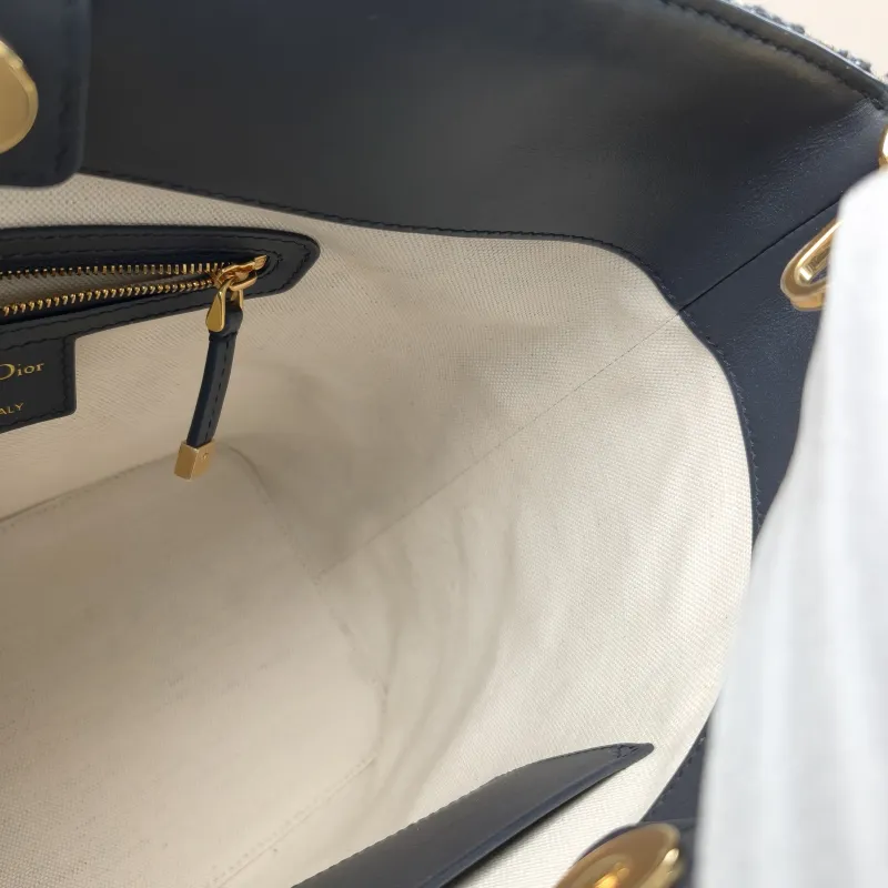 DIOR Shoulder Bag star Bucket Bucket Bag Blue Canvas Small 24 × 15 × 24 cm — detail view 1 of 12