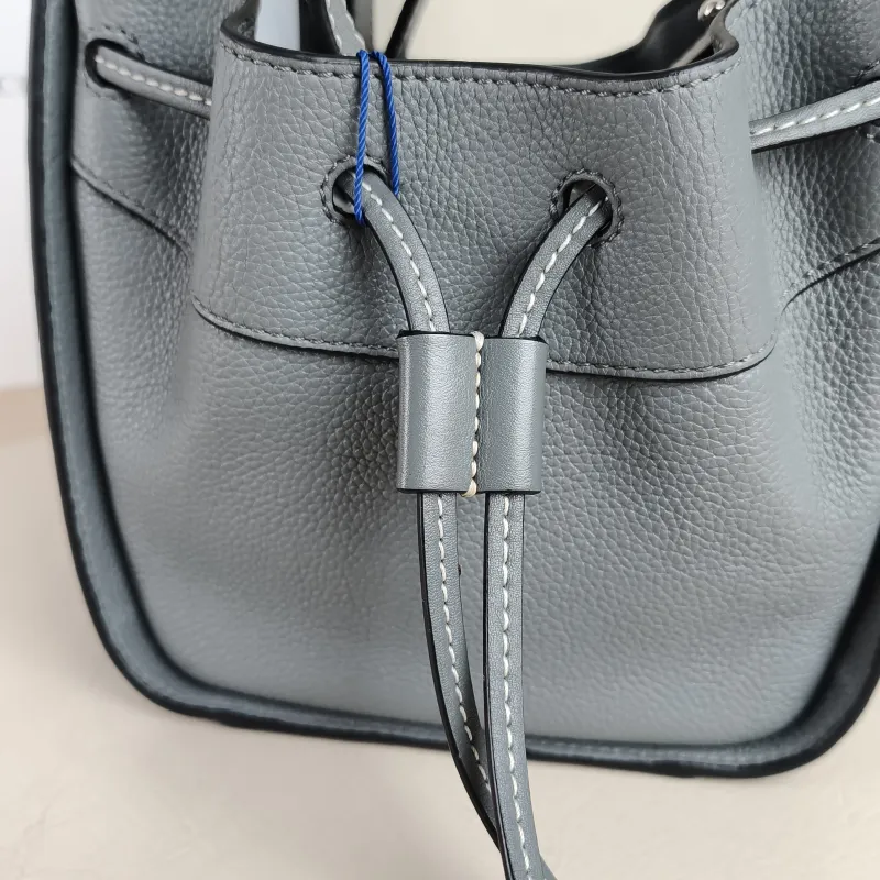 LOEWE Crossbody Bag Hammock Blue Calfskin Mini 17 × 11 × 19.5 cm — detail view 6 of 11