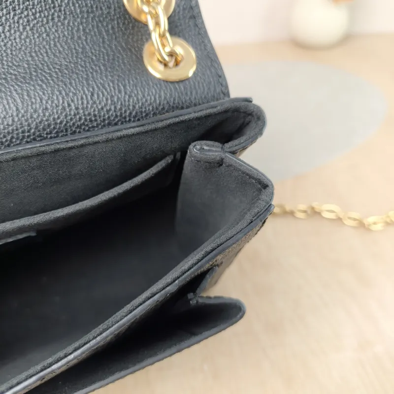 Louis Vuitton Shoulder Bag VAVIN Black Empreinte Embossed Calfskin BB20.5 × 8 × 15.5 cm — detail view 1 of 13