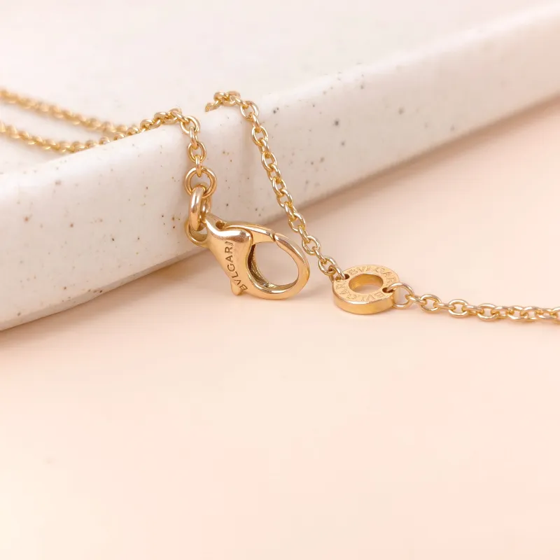 Bvlgari Necklace B.ZERO1Collection White Pavé Diamond Rose Gold Rose Gold Diamond18KR ose Gold One Size 46cm — cover view 7 of 9