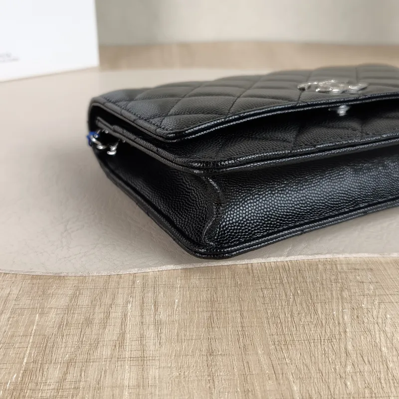 Chanel Crossbody Bag cf woc Black Calfskin One Size 19.2 × 3.5 × 12.3 cm — detail view 2 of 13
