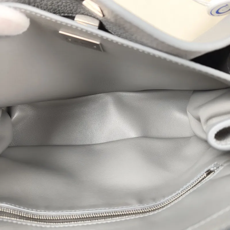 BALENCIAGA Crossbody Bag RODEO Grey Calfskin Small 27 × 10 × 20 cm — detail view 4 of 14