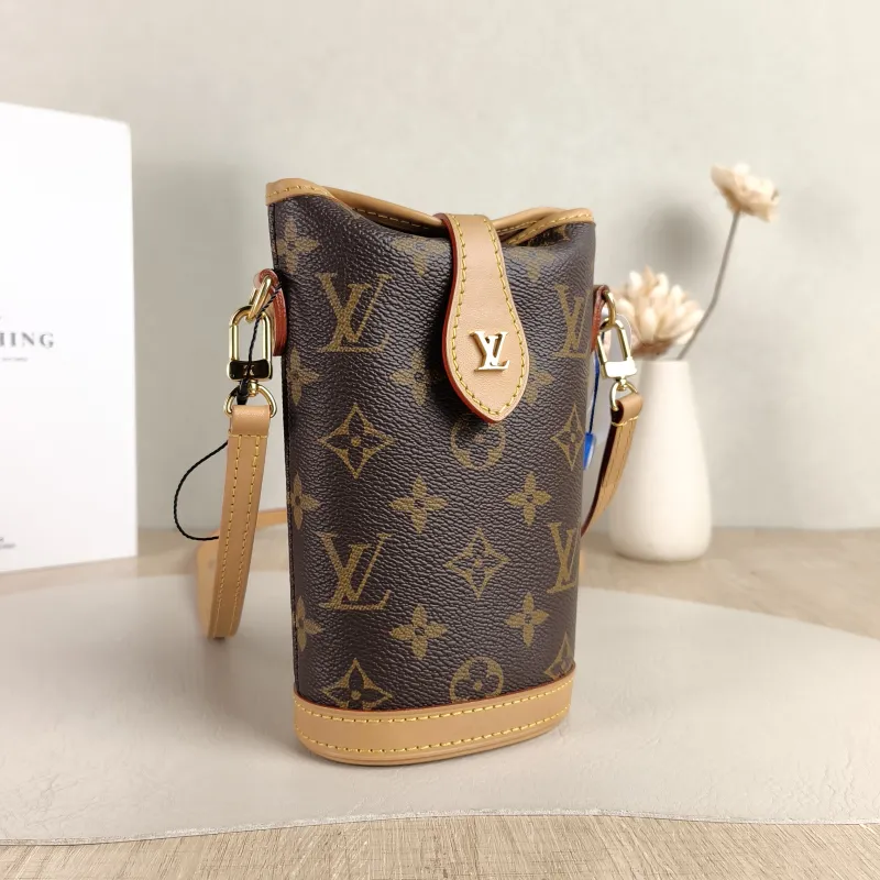 Louis Vuitton Crossbody Bag Fold Me Monogram PVC Mini 14.5 × 6.5 × 18 cm — cover view 5 of 5