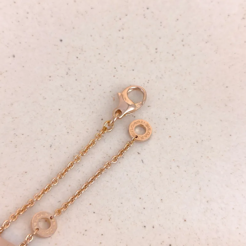 Bvlgari Necklace B.ZERO1Collection White Pavé Diamond Rose Gold Rose Gold Diamond18KR ose Gold One Size 45cm — cover view 5 of 7
