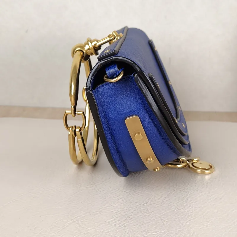 Chloé Crossbody Bagnile Top Handle Crossbody Bag Blue Calfskin One Size19.5 × 6 × 12 cm — detail view 9 of 13