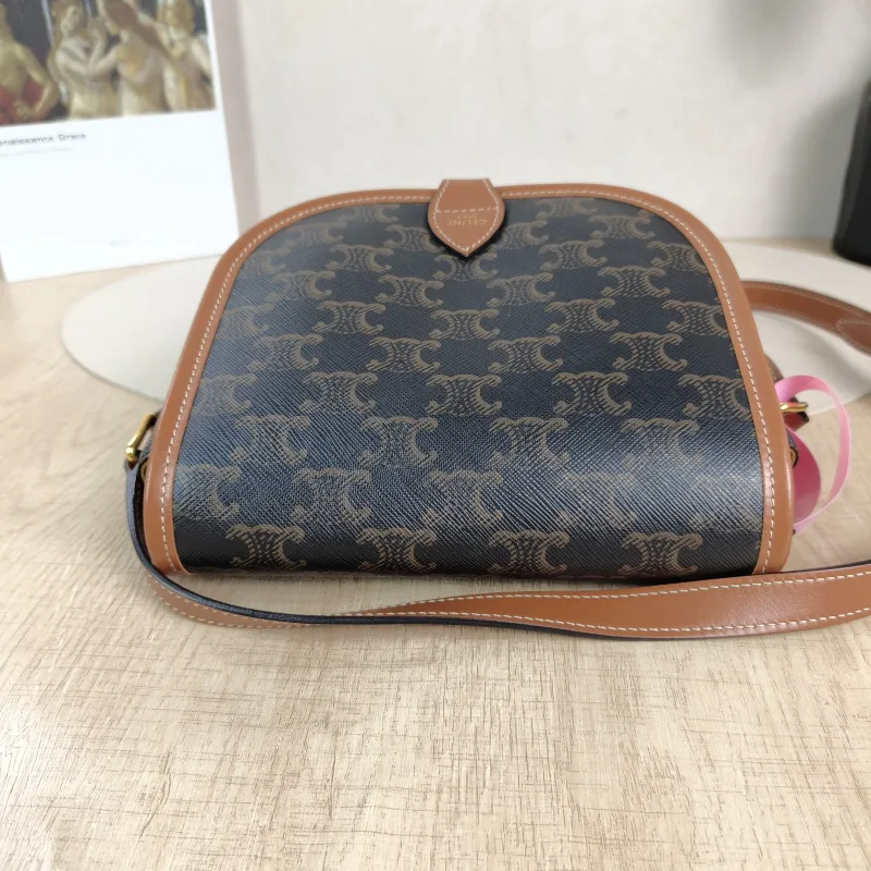 CELINE Crossbody Bag FOLCO Monogram PVC Medium 18.5 × 8 × 17 cm — detail view 7 of 12