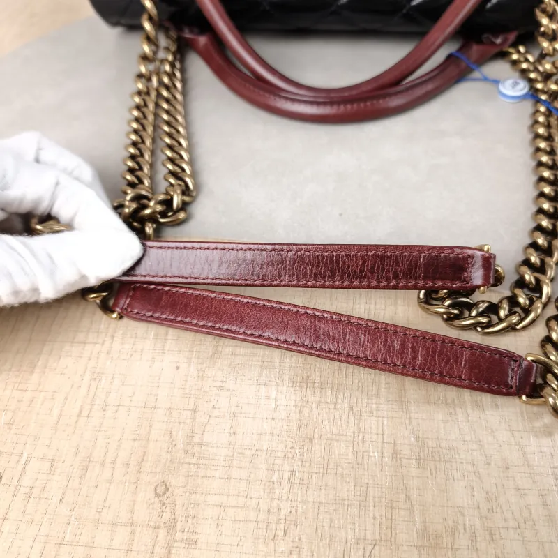 Chanel Top Handle Bag Top Handle Bag Black Calfskin 30 × 8 × 17.5 cm 19 — detail view 2 of 13