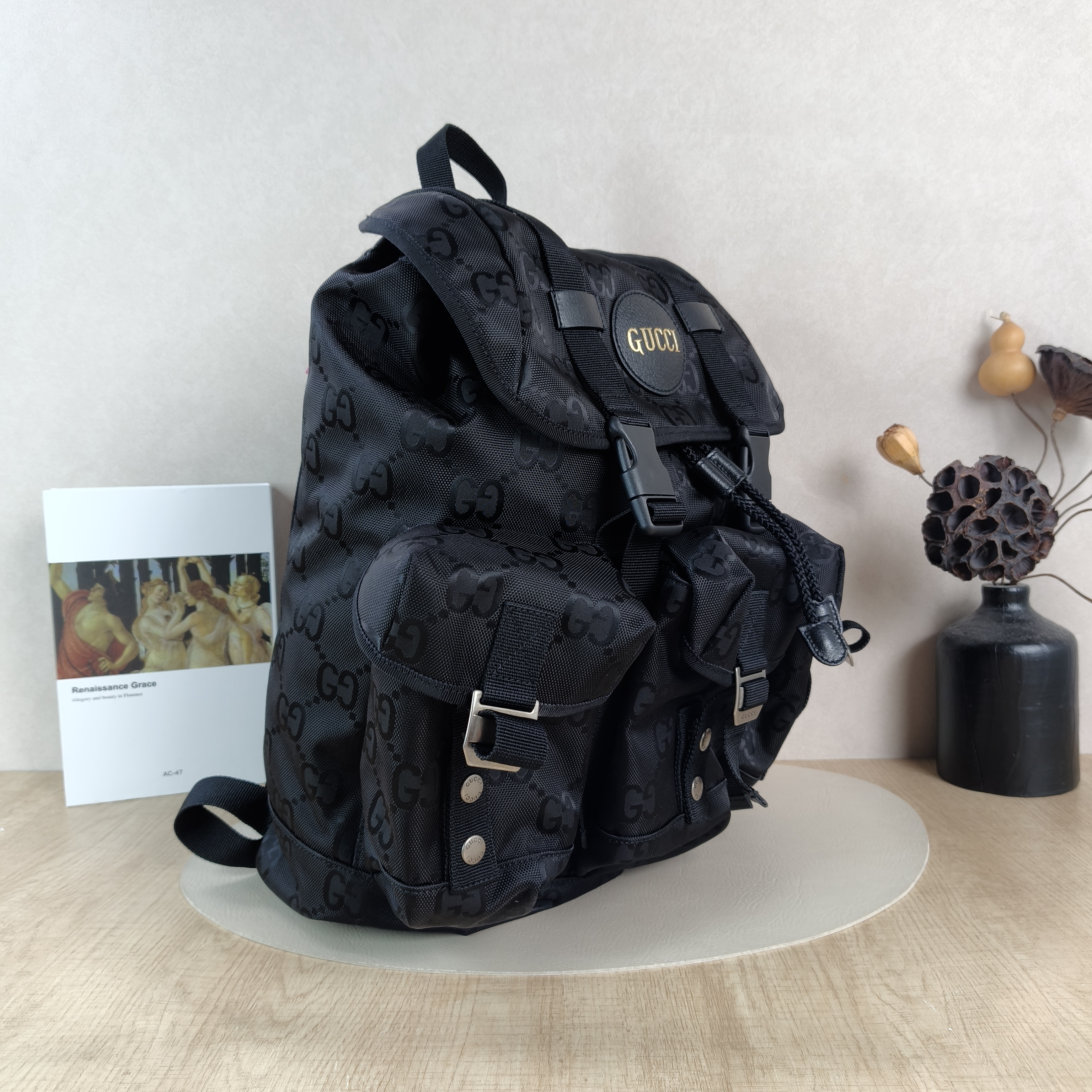 GUCCI Backpack Off The Grid Collection Backpack Black Nylon One Size29 × 18 × 42 cm — cover view 4 of 5