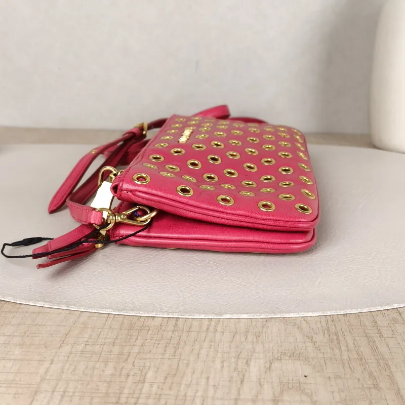 Miumiu Crossbody Bag Red Calfskin One Size20.5 × 2 × 11.5 cm — detail view 6 of 12