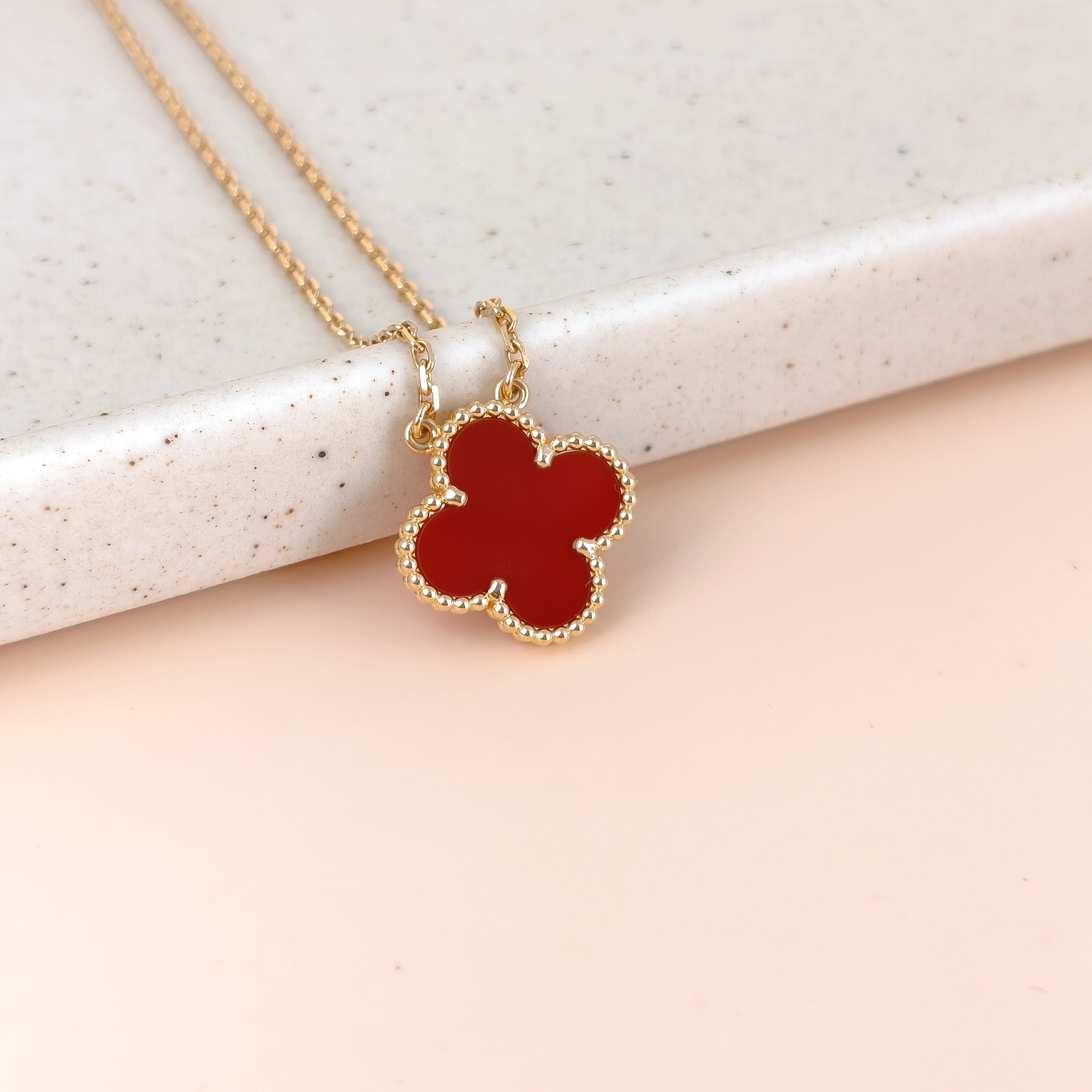 Van Cleef & Arpels Necklace Alhambra Alhambra Collection Necklace 18KY ellow Gold Vintage Small42cm — cover view 3 of 10