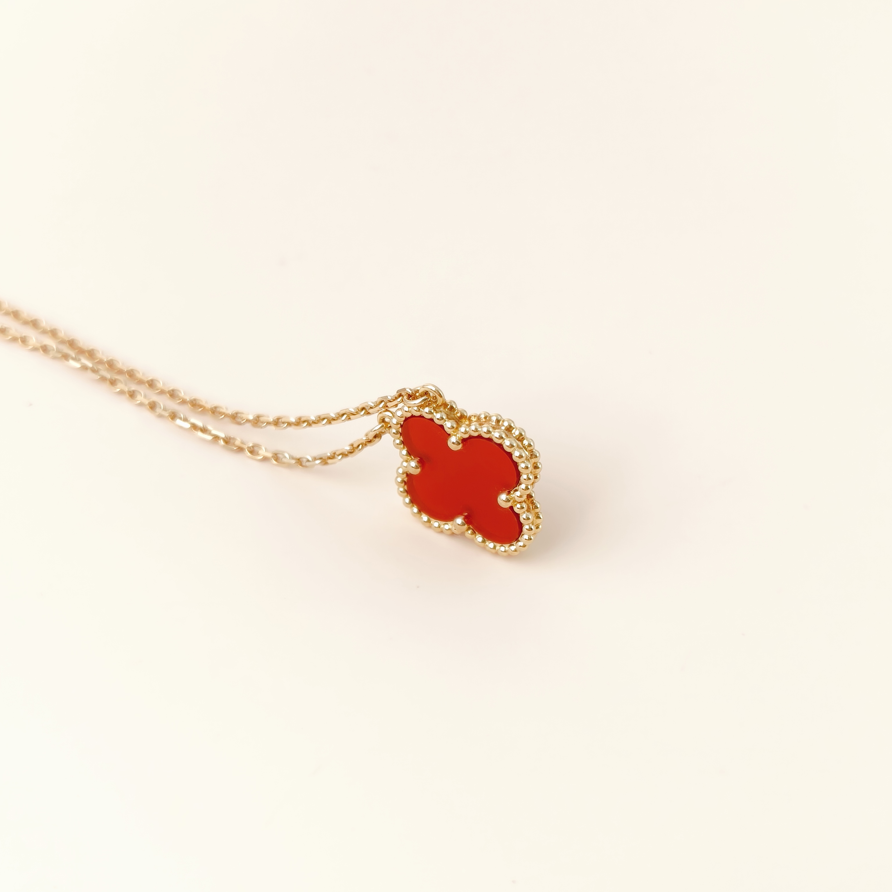 Van Cleef & Arpels Necklace Alhambra Alhambra Collection Necklace 18KY ellow Gold Vintage Small42cm — cover view 5 of 11