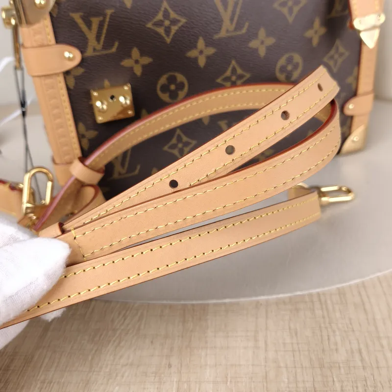 Louis Vuitton Crossbody Bag Side Trunk Box Monogram PVC Medium 23.5 × 8.5 × 16 cm — detail view 7 of 12