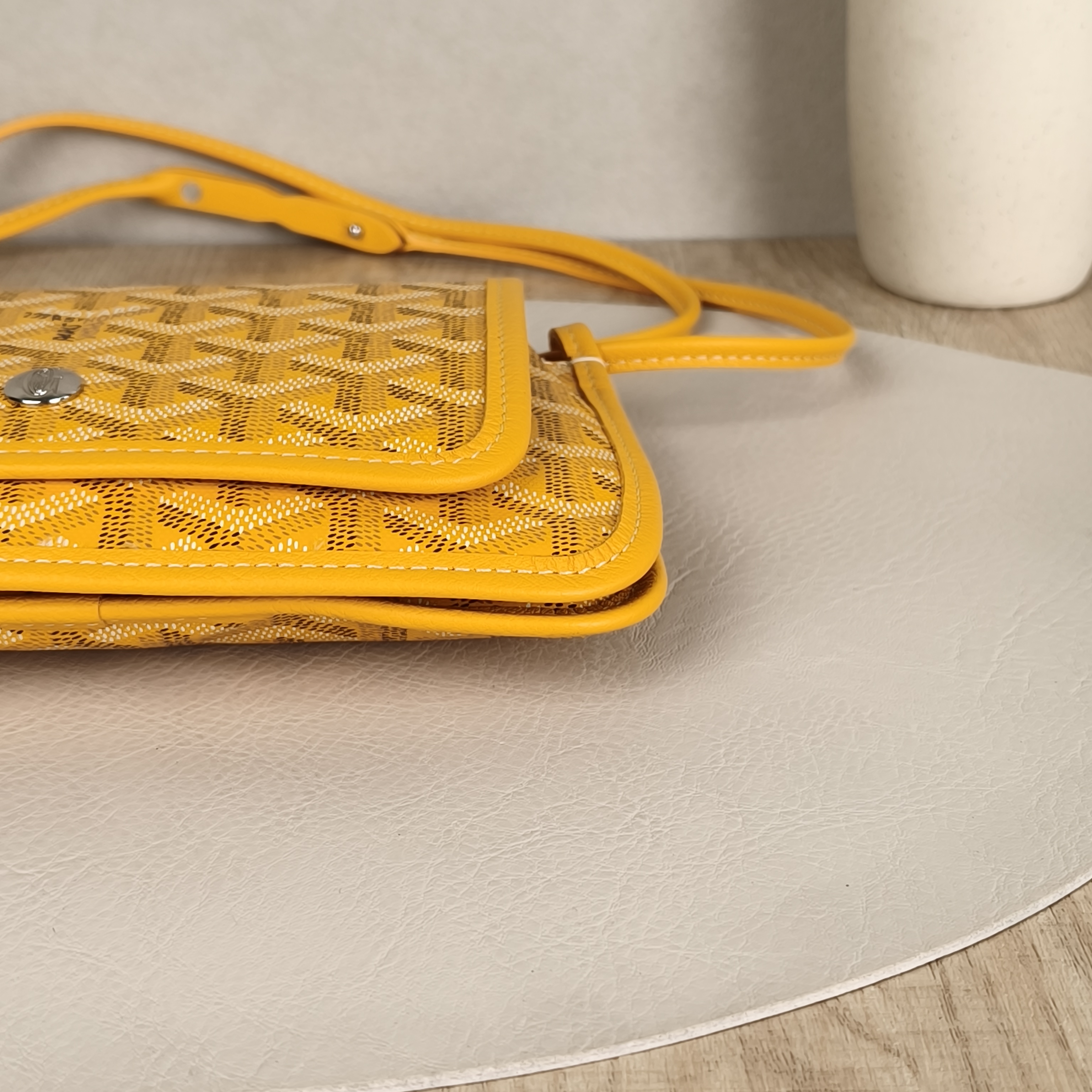 GOYARD Crossbody Bag PLUMET Yellow PVC One Size20.5 × 2.5 × 14 cm — cover view 8 of 9