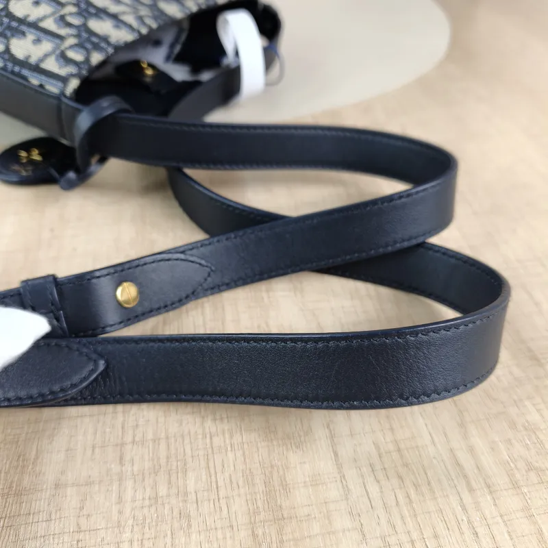 DIOR Shoulder Bag star Bucket Bucket Bag Blue Canvas One Size 13 × 9.5 × 19.5 cm — detail view 8 of 11