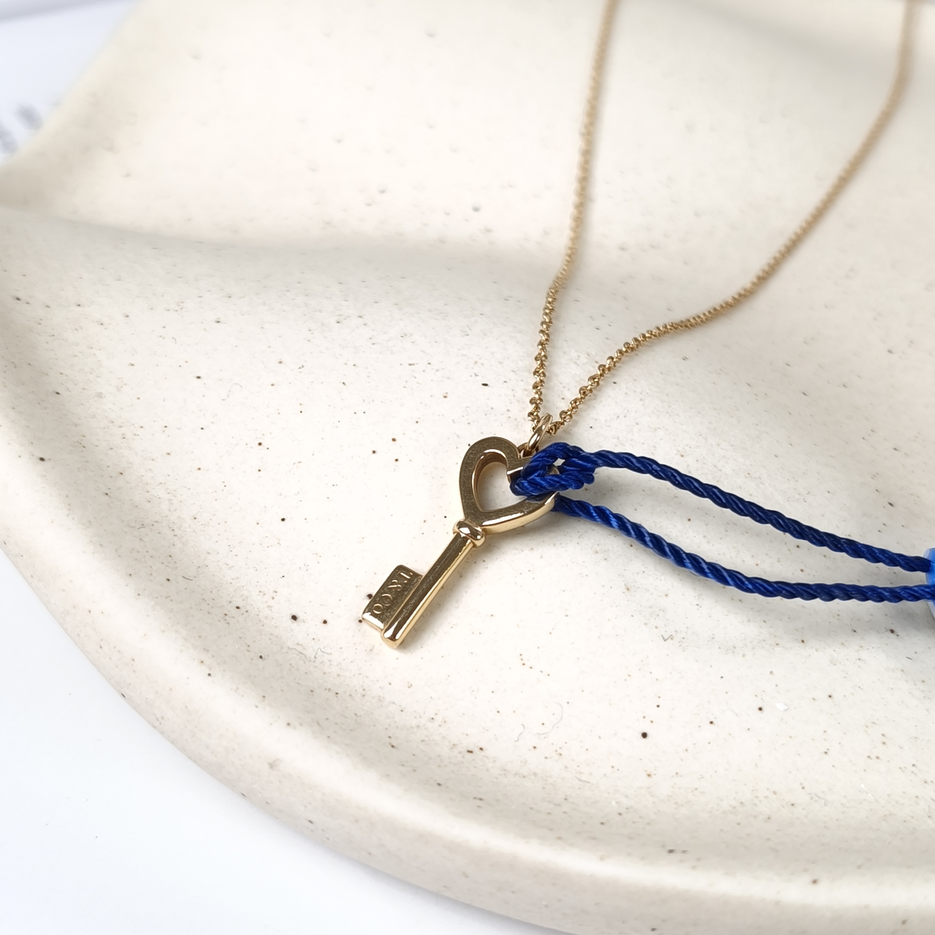 Tiffany&Co. Necklace Keys Collection Necklace Pendant Gold18k 18㎜ 40㎝ — cover view 3 of 11