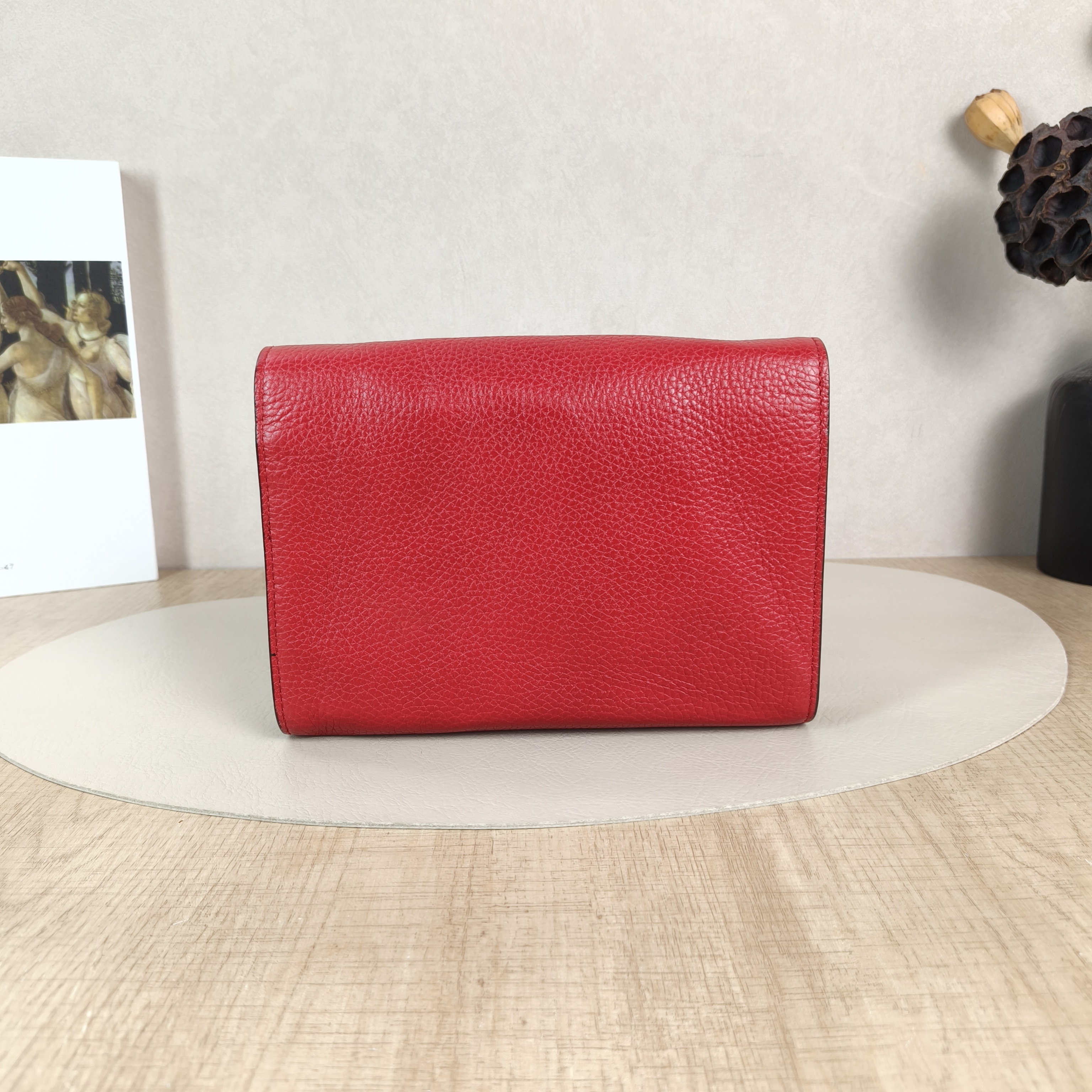 GUCCI Crossbody Bag g Collection Red Calfskin Small20 × 9 × 16 cm — cover view 5 of 5