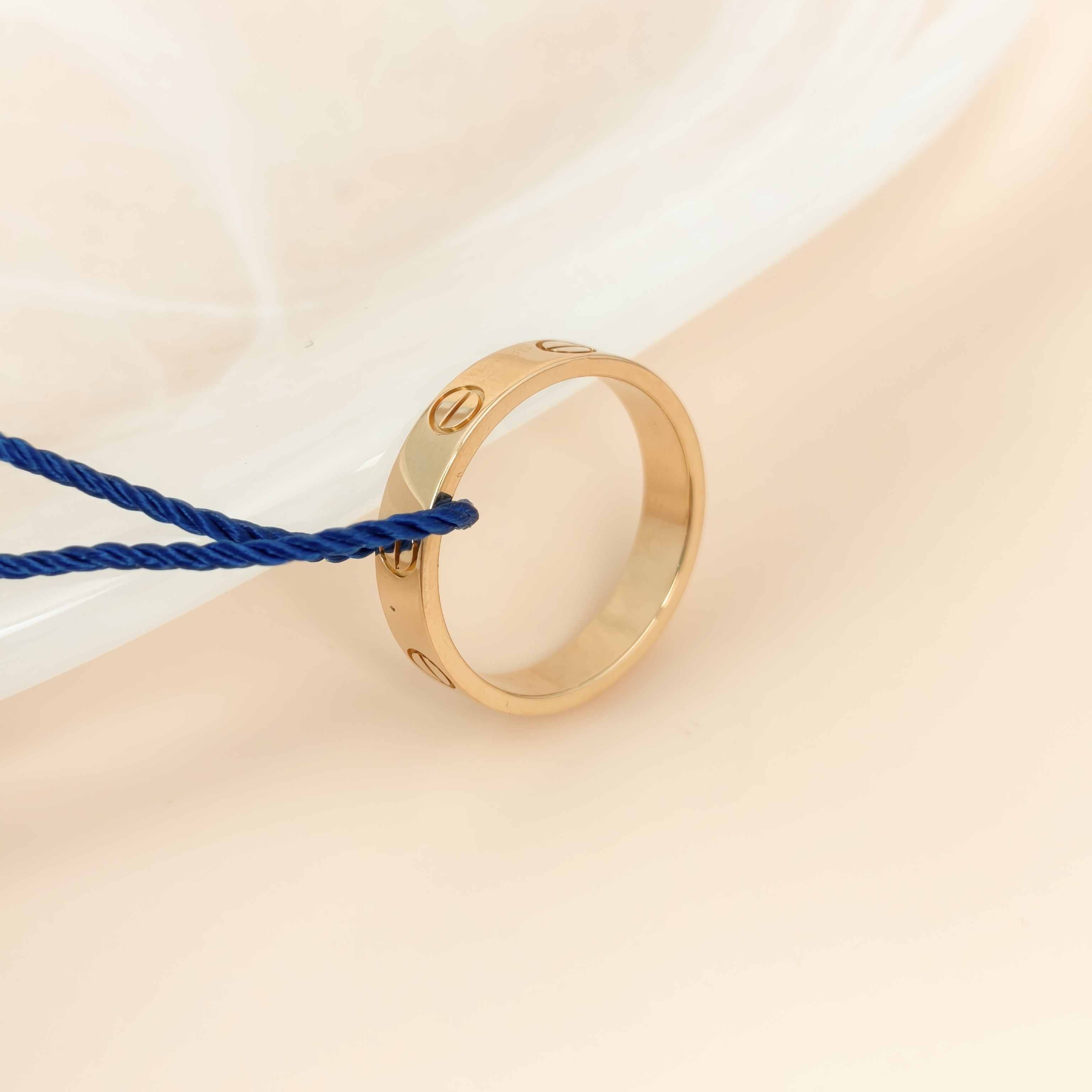 CARTIER Ring Love Yellow Gold 18KY ellow Gold Small 3.6 49 — cover view 5 of 6