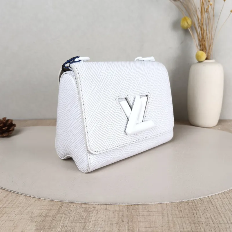 Louis Vuitton Crossbody Bag Twist White Epi Embossed Calfskin Small 19 × 9 × 15 cm — cover view 2 of 5