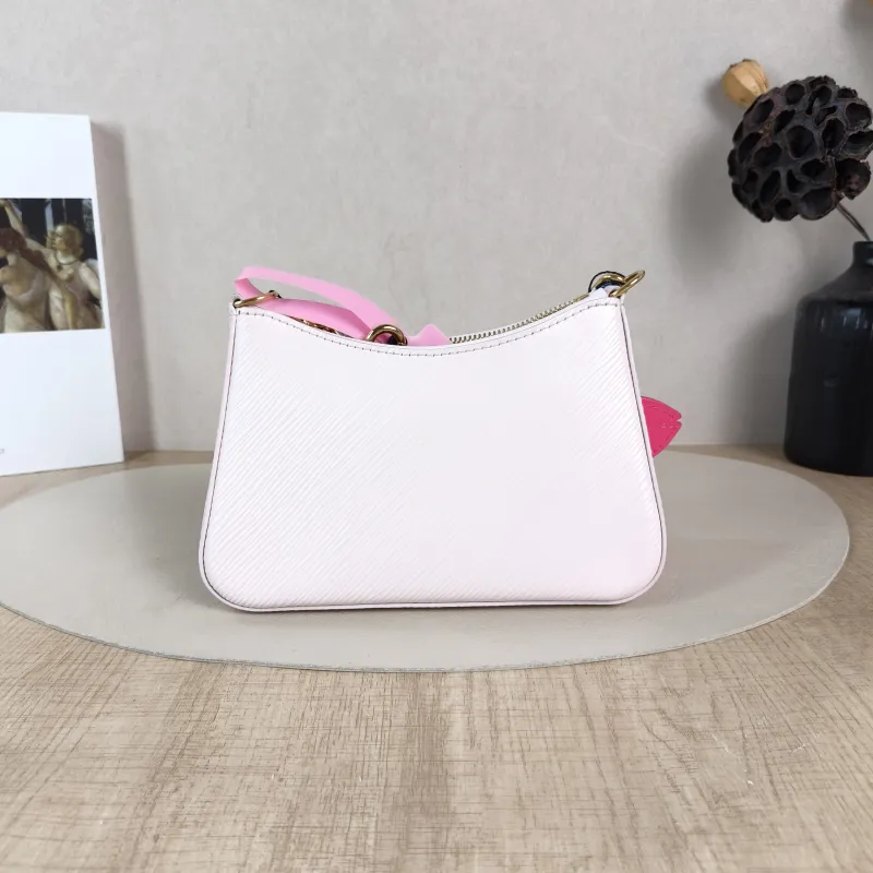 Louis Vuitton Shoulder Bag MARELLINI Pink Epi Embossed Calfskin Mini 19 × 6.5 × 13.5 cm — cover view 4 of 6
