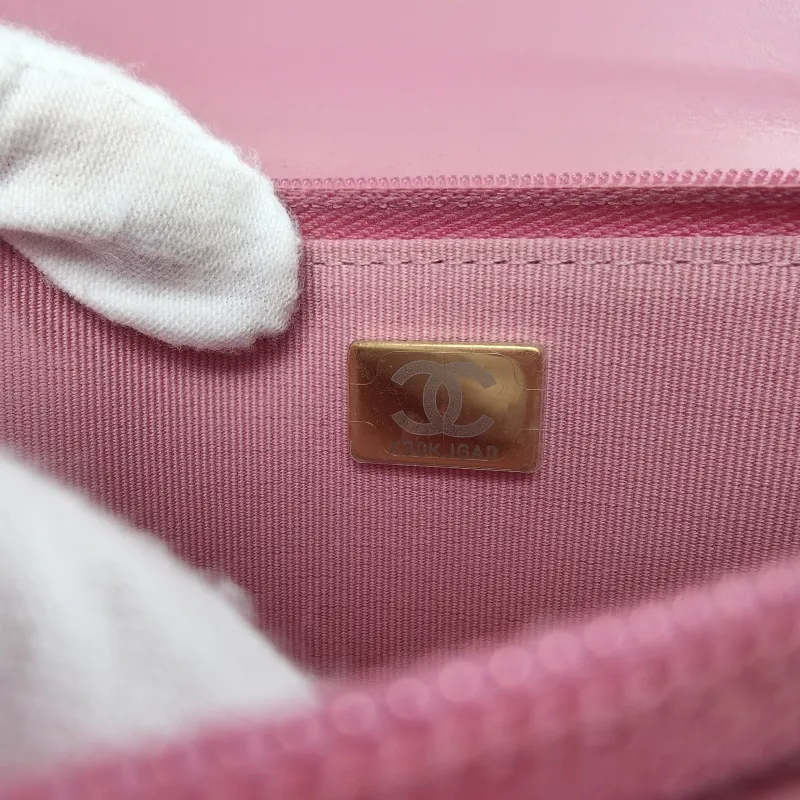 Chanel Crossbody Bag woc Pink Calfskin One Size19.2 × 3.5 × 12.3 cm — detail view 1 of 14