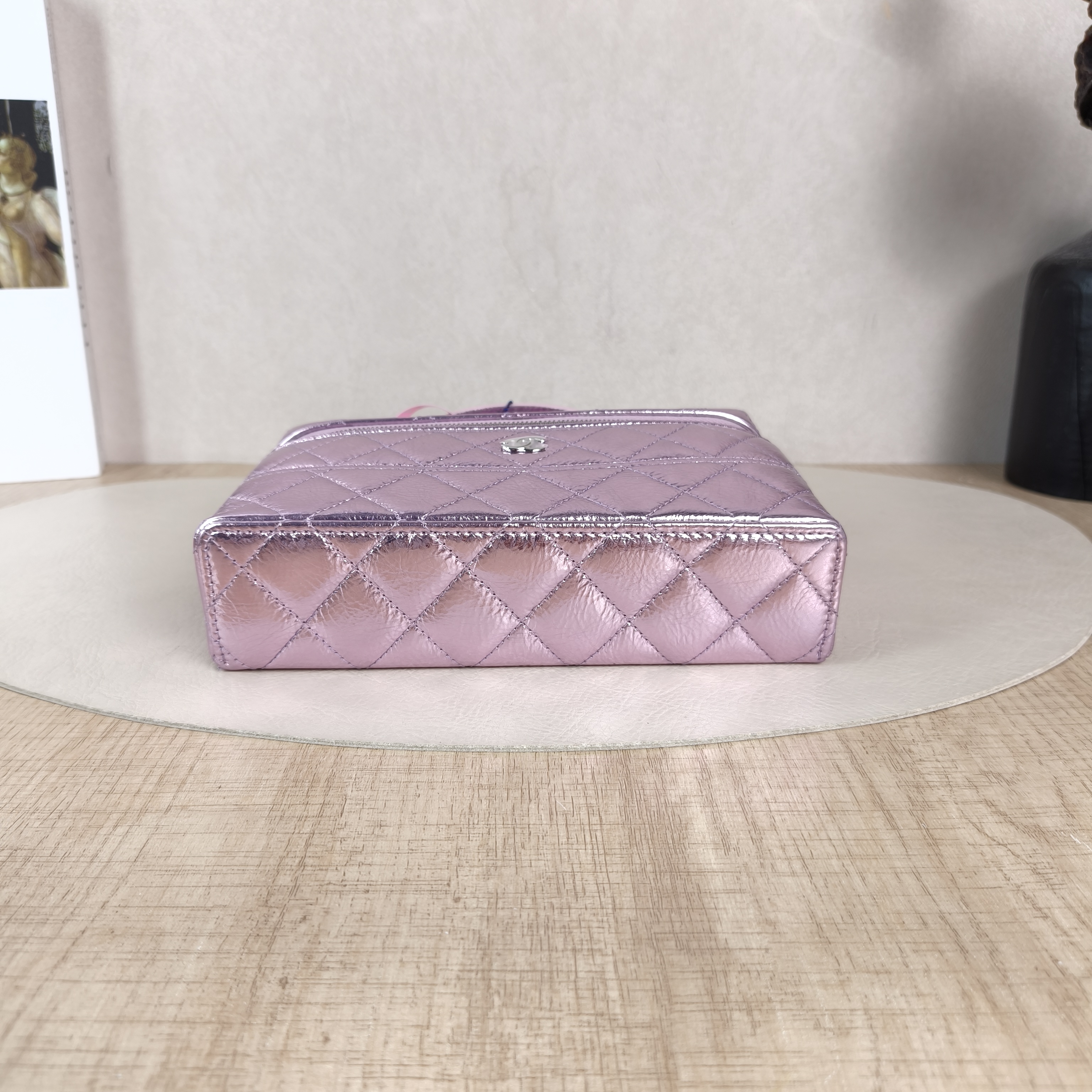 Chanel Top Handle Bag lp Waxed Leather One Size19.5 × 5 × 17 cm — cover view 5 of 5