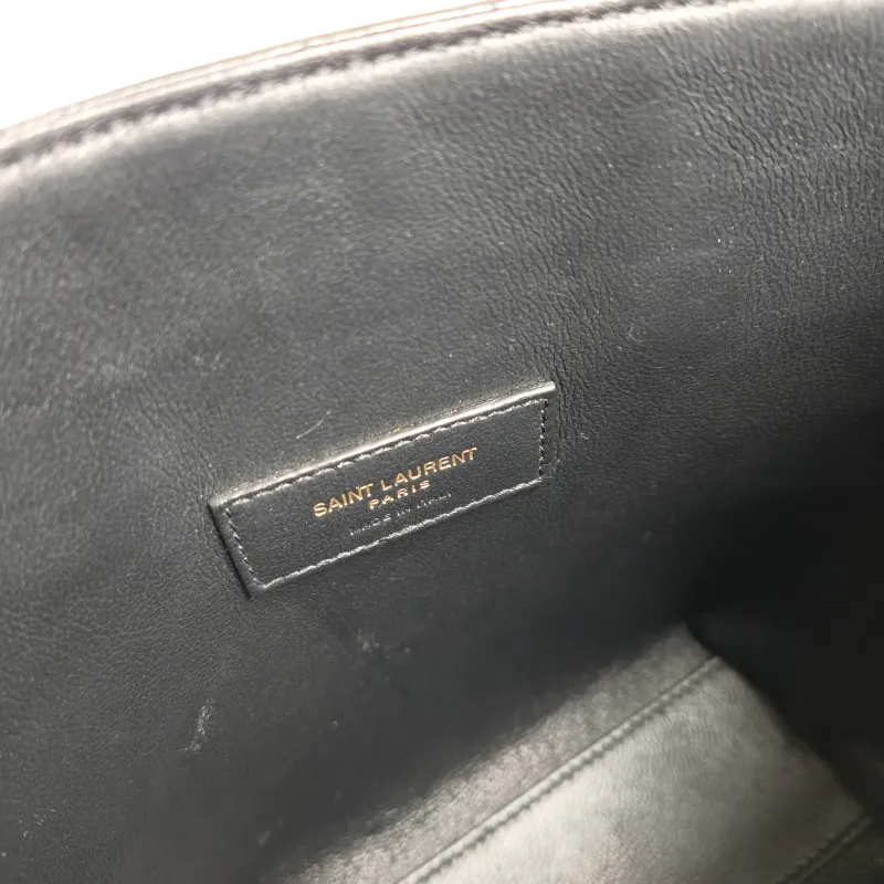 SAINT LAURENT Shoulder Bag SHOPPING Shopping Tote Black Calfskin Mini 18 × 8 × 17 cm — detail view 5 of 10