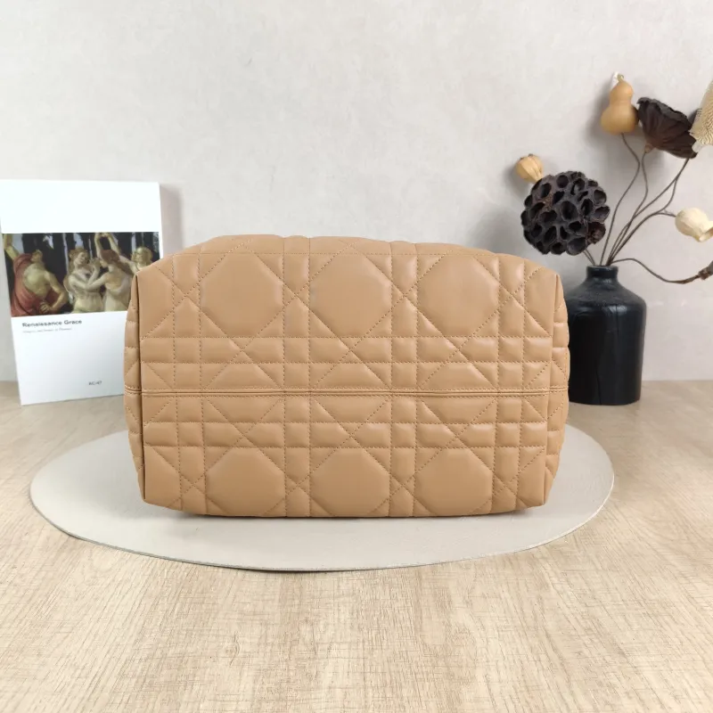 DIOR Top Handle Bag TOUJOURS Caramel Calfskin Medium 28.5 × 17 × 21.5 cm — cover view 5 of 5