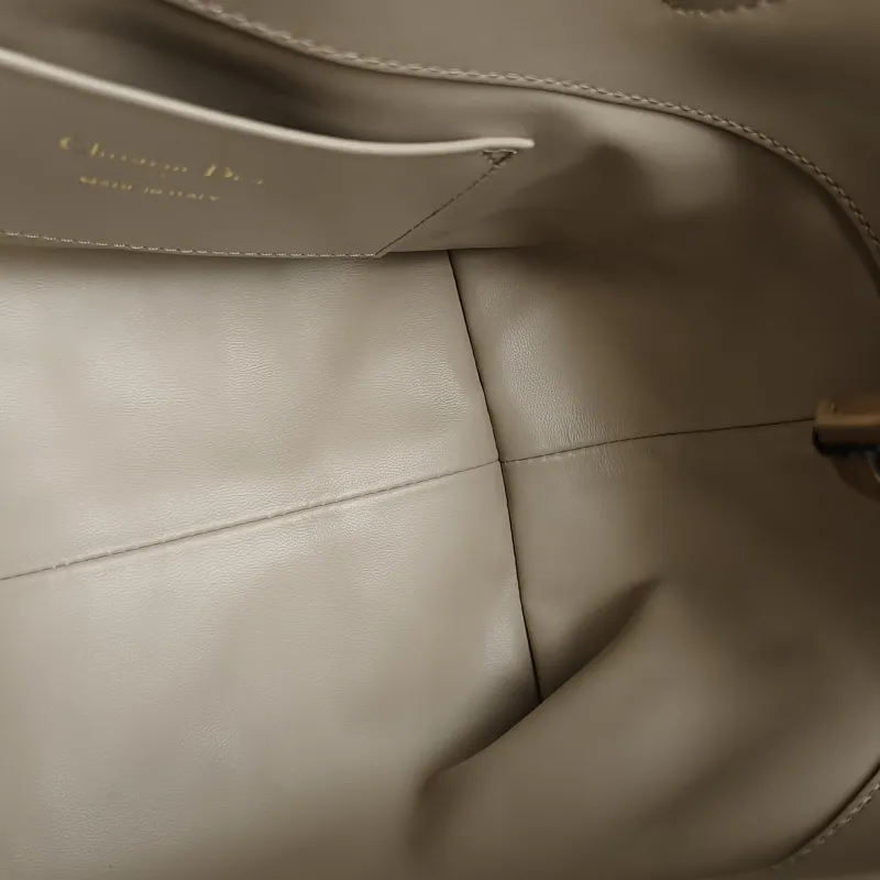 DIOR Top Handle Bag TOUJOURS Edition · Black Calfskin Small 18.5 × 12 × 18.5 cm — detail view 9 of 10