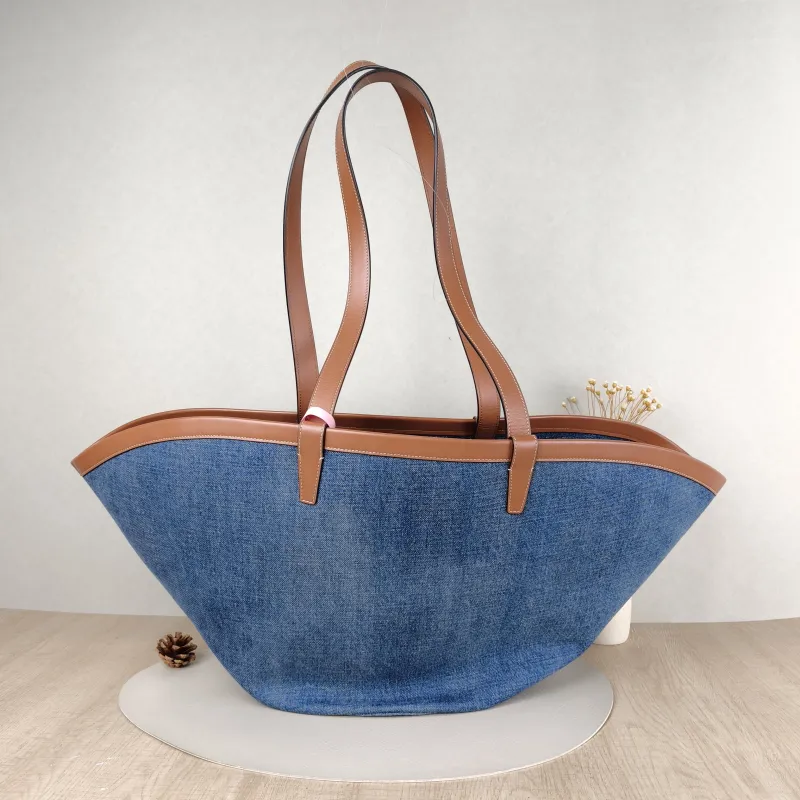 CELINE Top Handle Bagcouffin tote Blue One Size58 × 17 × 27 cm — cover view 5 of 5