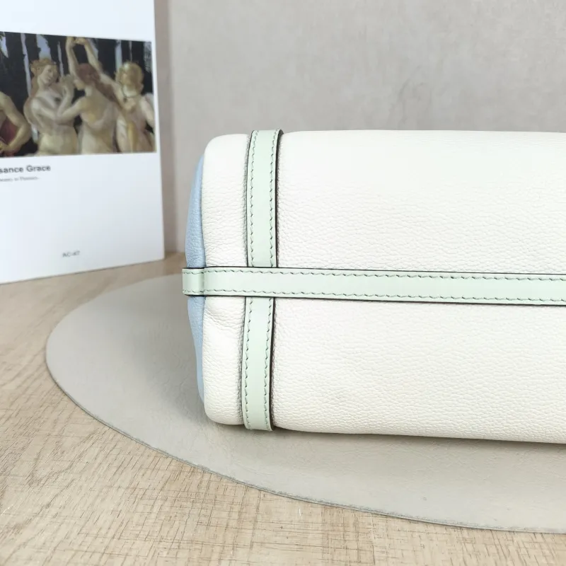 Louis Vuitton Shoulder Bag EXPRESS Shoulder Bag White · Blue Green Calfskin Small 26 × 13.5 × 17 cm — detail view 5 of 11