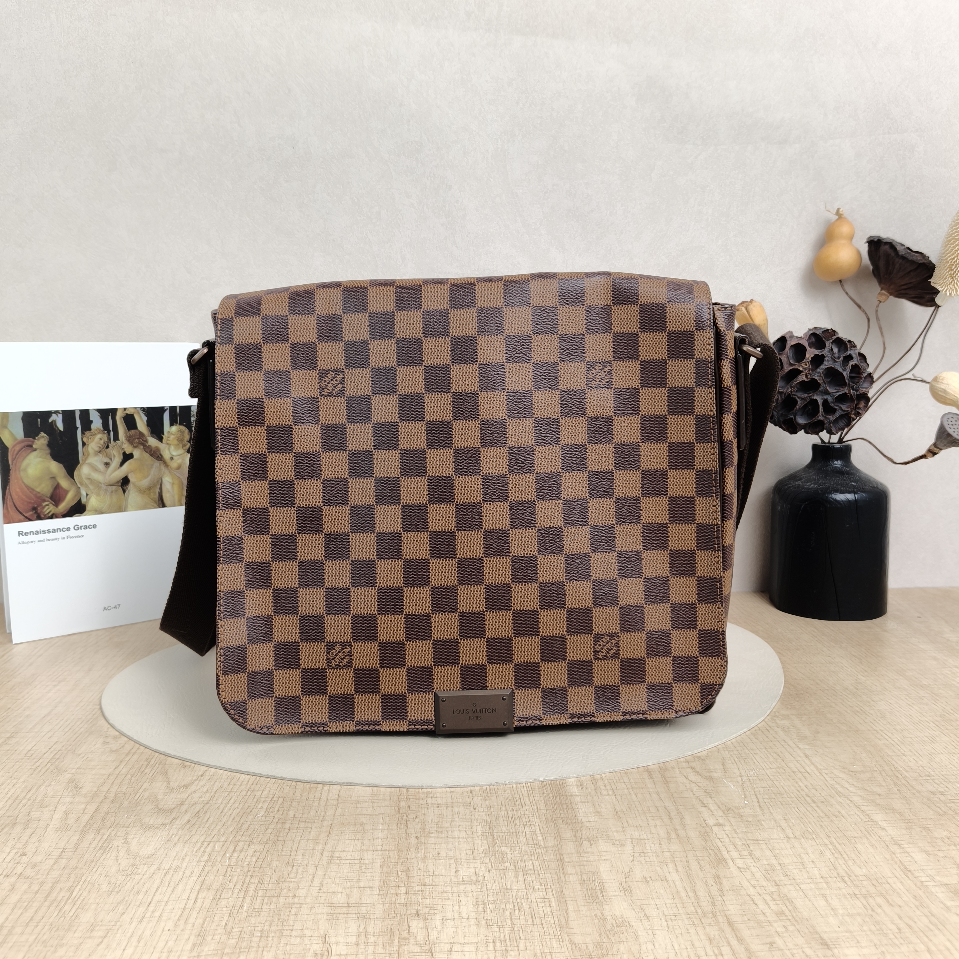 Louis Vuitton Shoulder Bag Vintage Messenger Bag Monogram PVC One Size31 × 7 × 26 cm