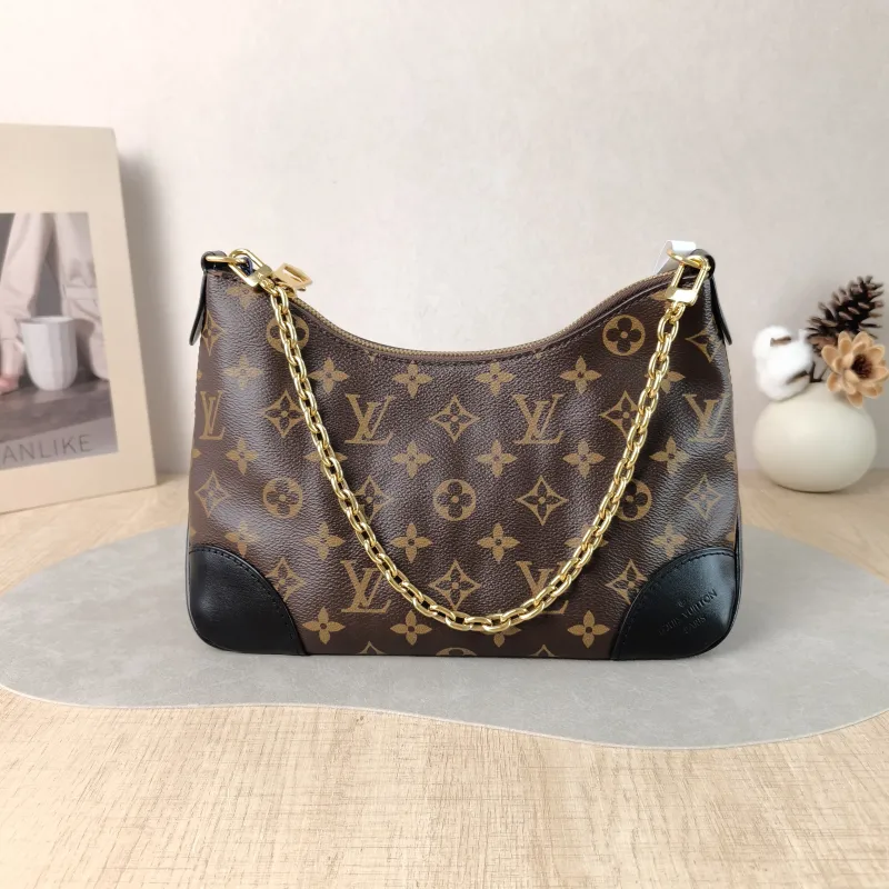 Louis Vuitton Crossbody Bag Boulogne PVC Small 26 × 9.5 × 16 cm