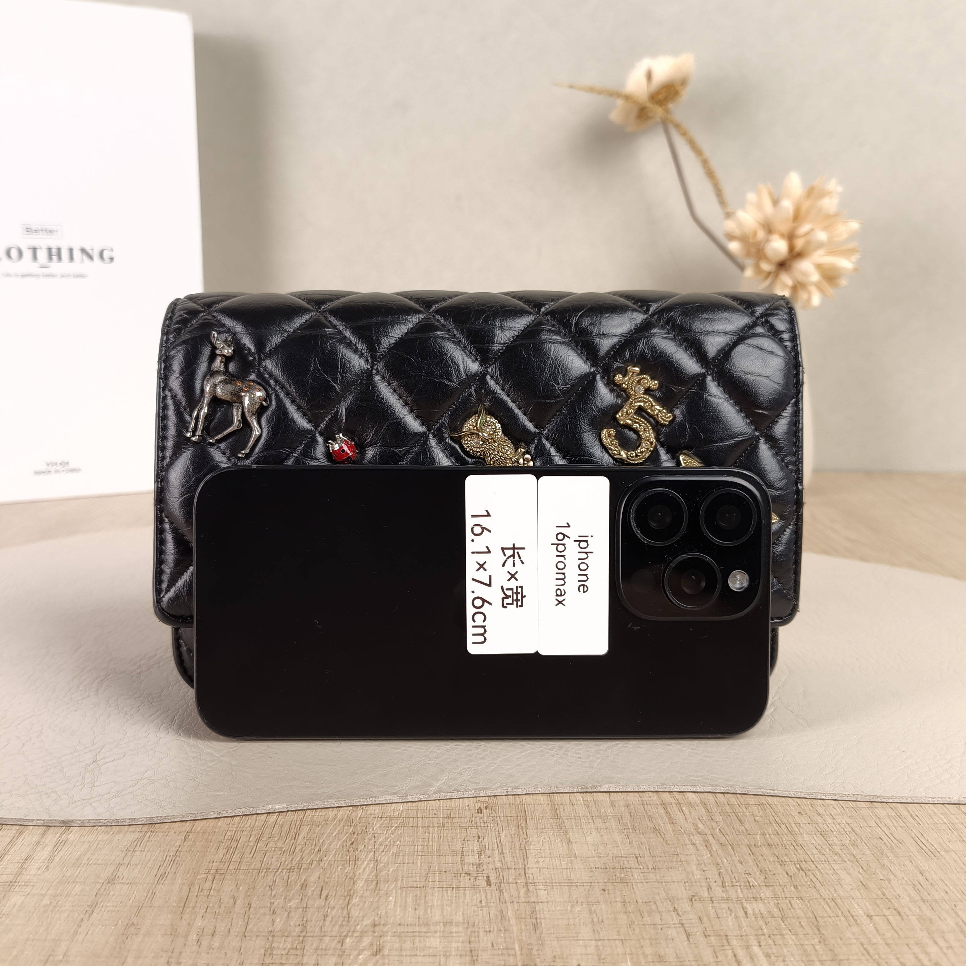 Chanel Crossbody Bag2.55 woc Black Edition Calfskin One Size19.2 × 3.5 × 12.3 cm — cover view 5 of 5