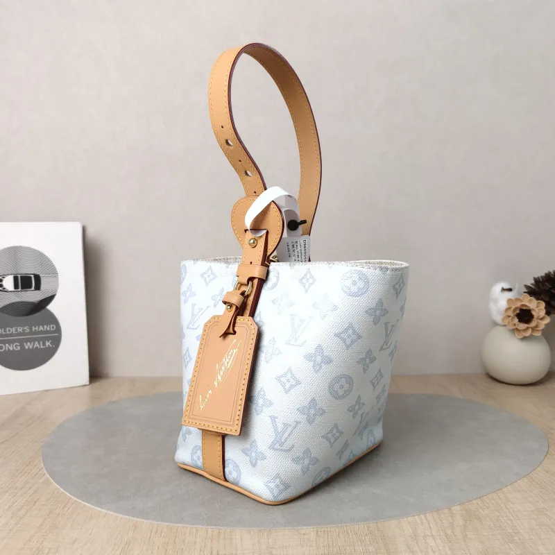 Louis Vuitton Top Handle Bag ALL IN BB Blue PVC BB 16 × 12 × 18 cm — cover view 3 of 7