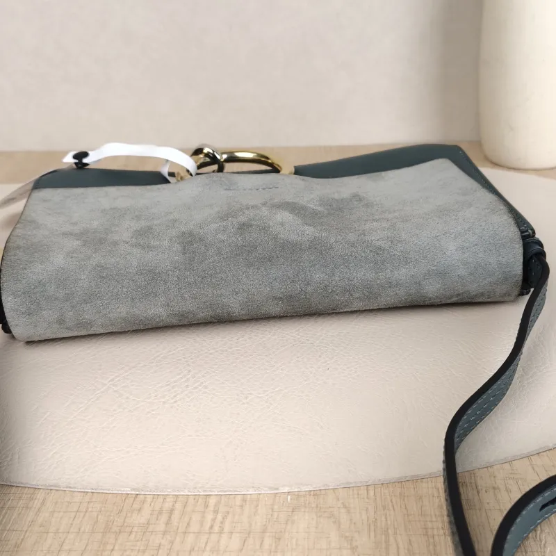 Chloé Crossbody Bag Crossbody Bag Blue Suede One Size24 × 4 × 14 cm — detail view 4 of 13
