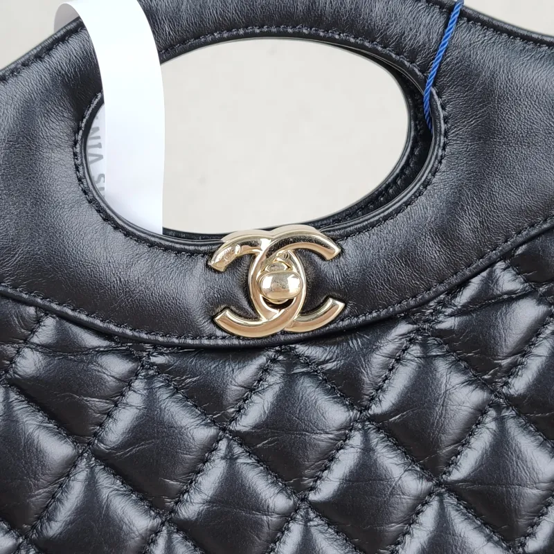 Chanel Crossbody Bag31Bag Black Waxed Leathermini23 × 5.5 × 22 cm — detail view 2 of 13